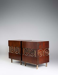 Edmond J Spence
(Canadian, 1911-1986)
Pair of Side Cabinets, Industria Mueblera S.A., Mexico