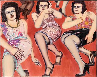 Lester Johnson
(American, 1919-2010)
Three Women, 1973