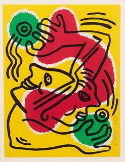 Keith Haring
(American, 1958-1990)
United Nations, 1988