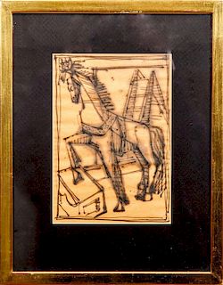 Attributed to Karl Hindenlang (1894-1960): Horse