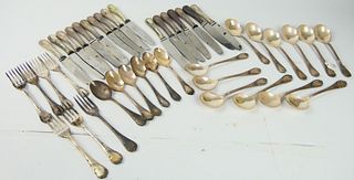 CHRISTOPHLE (42) PIECES MARLY FLATWARE
