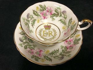 Paragon fine bone china Commemorate the coronation of Queen Elizabeth 11 1953
