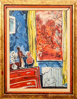 Maurice Brevannes (1901-1976): The Red Window