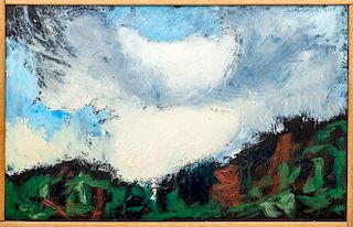 Lawrence B. Salander (b. 1949): Landscape; Untitled (Abstraction); and Silver Sky, Brandt Lake