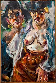 Raoul Middleman (b. 1935): Two Women