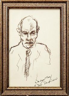 20th Century School: Portrait of Don Dowden