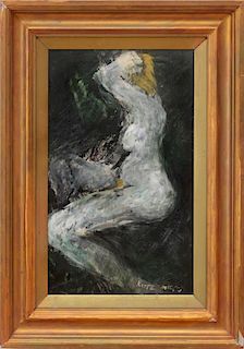 Attributed to Kaete Marcus (1892-1970): Seated Nude