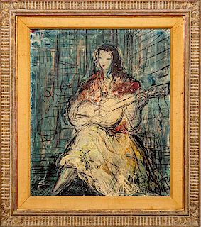 Michel-Marie Poulain (1906-1991): Self Portrait