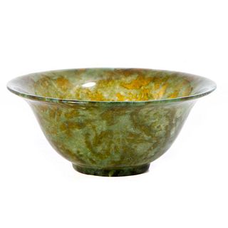 Chinese jade bowl.