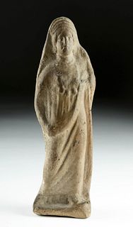 Greek Hellenistic Pottery Standing Woman, ex-Bonhams