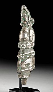 Parthian Silver Dagger Handle - Human Figure - 57.2 g