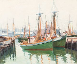 Abraham Rosenthal (American, 1886-1963)      Harbor, Cape Ann