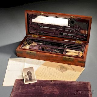Surgeon's Medical Kit and Documents Related to Lucius Clarke, 13th Connecticut Volunteers