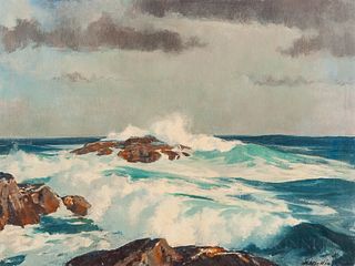 Harry Russell Ballinger (American, 1892-1993)      The Eternal Sea