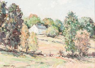 Bernard Corey (American, 1914-2000)      Pasture View in Late Summer