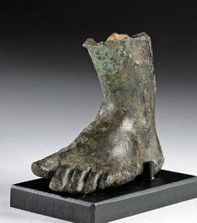 Petite Roman Bronze Votive Left Foot