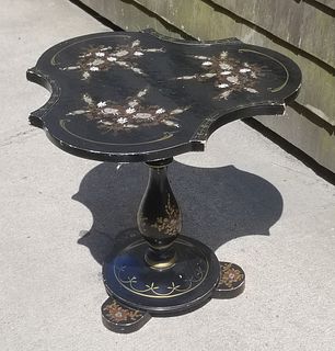 English Mother of Pearl Inlaid Cocktail Table