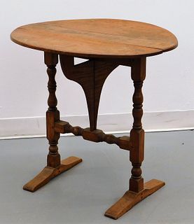 Antique American Narrow William Mary Style Table
