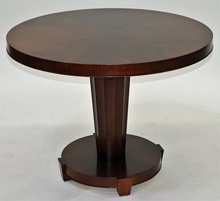 Baker Furniture MCM Round Mahogany Dining Table