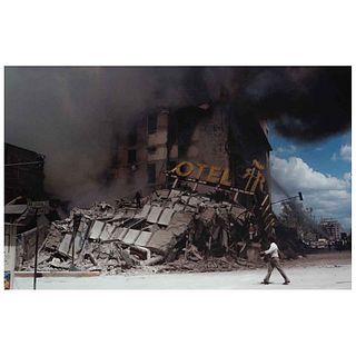 ENRIQUE METINIDES, Tragedia 93, Ciudad de México, 19 sep 1985, Unsigned, Digital print, 18.8 x 29.1" (48 x 74 xm), Certificate