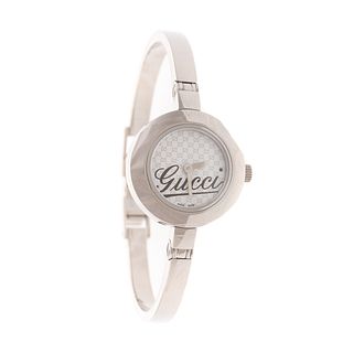 Gucci Lady's Bangle Watch with Box & Papers