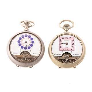 Turn of the 20th Century Eight Day Pocket Watches