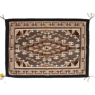 Navajo Two Grey Hill Rug, by Marie Hacker