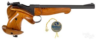 Swiss Hammerll match single shot pistol