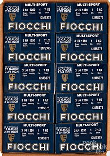 Case of Fiocchi 12 gauge shotgun shells