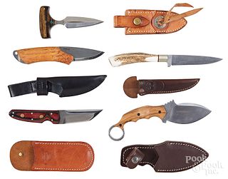 Five contemporary knives