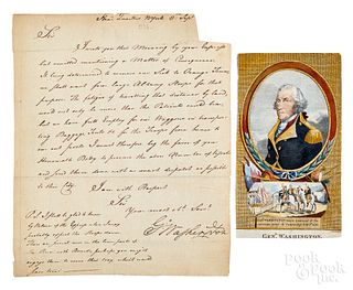 George Washington signed letter, 1776