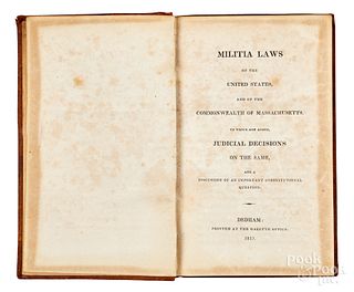 Militia Laws of United States and Massachusetts