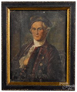 Oil on board portrait of Brig. Gen. Mordecai Gist
