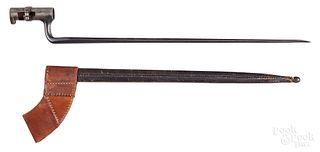 U.S. model 1855-1870 bayonet and scabbard