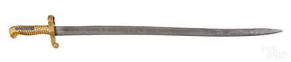 U.S. Naval sword bayonet for a Merrill model 1862