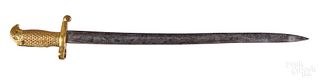 U.S. Naval sword bayonet for Springfield 1870