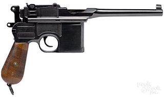 Pre-war commercial Mauser 1896 Broomhandle pistol