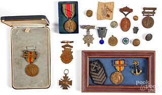 Group of American military medals
