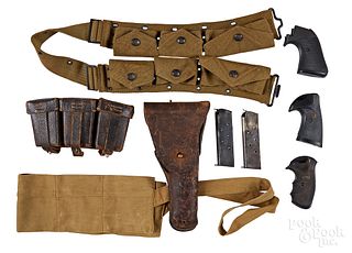 Group of military and gun accessories