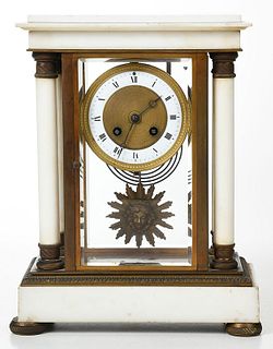 Samuel Marti Marble Mantel Clock