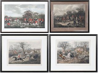 Four British Equestrian Prints