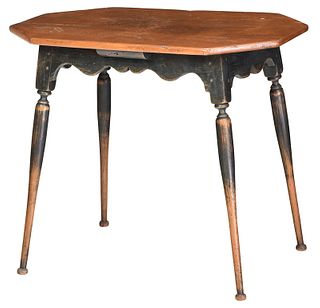 American Queen Anne Style Tea Table