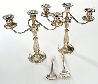 Four Sterling Table items