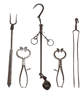 Group of Five Iron and Steel Tools