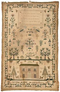 1833 House and Verse Needlework