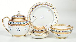 30 Pieces Assembled Gilt Decorated Porcelain