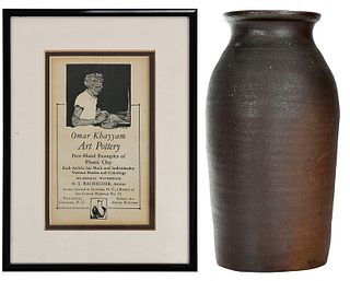 Monumental Signed, Stamped and Dated, Bachelder Jar