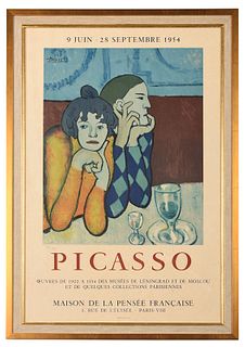 Pablo Picasso 1954 Exhibition Poster