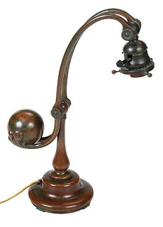 Tiffany or Tiffany Style Bronze Lamp Base