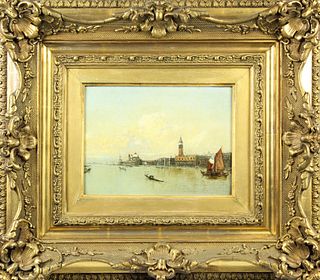 19th C. Venetian Painting, Oil on Panel